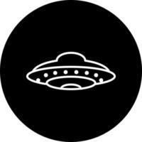 UFO vektor ikon stil