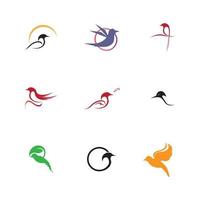 Vogel Logo und Symbol vektor