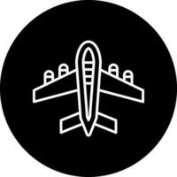 Flugzeug Vektor Symbol Stil