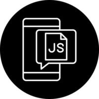 javaScript vektor ikon stil