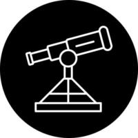 Teleskop Vektor Symbol Stil