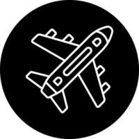 Flugzeug Vektor Symbol Stil