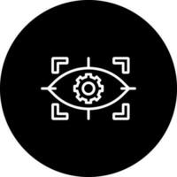 Auge Scanner Vektor Symbol Stil