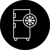 Kühlschrank Vektor Symbol Stil