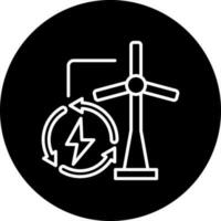 verlängerbar Energie Vektor Symbol Stil