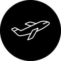 Flugzeug Vektor Symbol Stil