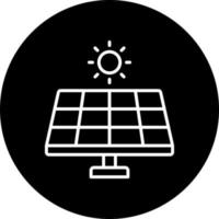 Solar- Panel Vektor Symbol Stil