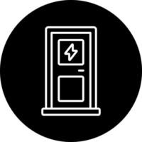 elektrisk dörr vektor ikon stil