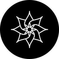 Amaryllis Vektor Symbol Stil