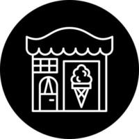 glass affär vektor ikon stil