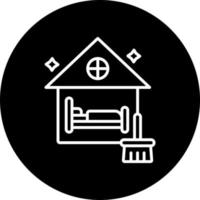 airbnb Reinigung Vektor Symbol Stil