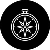 Kompass Vektor Symbol Stil