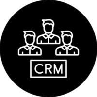 crm Methoden Vektor Symbol Stil