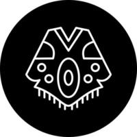 Poncho Vektor Symbol Stil