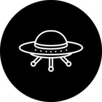 UFO vektor ikon stil