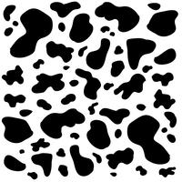 Cow Print Vector Bakgrund