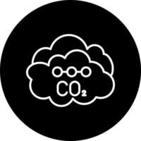 Kohlenstoff Dioxid Vektor Symbol Stil