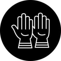 Arbeiten Handschuhe Vektor Symbol Stil