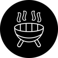 Grill Grill Vektor Symbol Stil