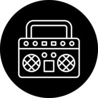 Boombox Vektor Symbol Stil