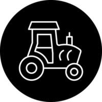 Traktor Vektor Symbol Stil