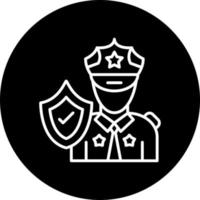 Sicherheit Steuerung Vektor Symbol Stil