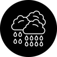regnar vektor ikon stil