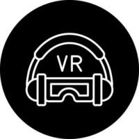 Headset Vektor Symbol Stil