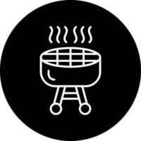 grill vektor ikon stil