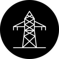 elektrisch Turm Vektor Symbol Stil