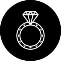 Hochzeit Ring Vektor Symbol Stil