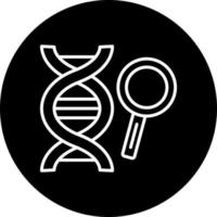 erkunden DNA Vektor Symbol Stil