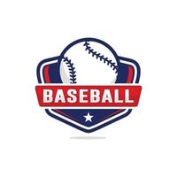baseball logotyp design vektor