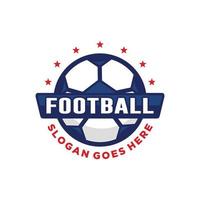 Fußball Fußball Logo Design Vektor