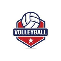 Volleyball Logo Design Vektor