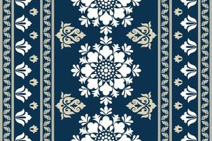 Blumen- nahtlos Muster. Vektor indisch dekorativ Hintergrund. Batik Indonesien. bunt Muster mit Paisley und stilisiert Blumen. Design zum Verpackung Papier, Abdeckung, Stoff, Textil, Hintergrund, Vorhänge