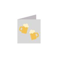 Speisekarte, Bier, Kneipe Vektor Symbol