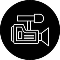 Camcorder Vektor Symbol Stil