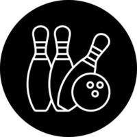 Bowling Vektor Symbol Stil