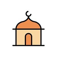 Moschee Ramadan Vektor Symbol