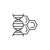 DNA, Zellen Vektor Symbol