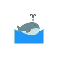 Wal, Ozean Vektor Symbol