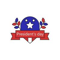 president dag skydda vektor ikon