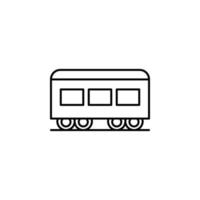 Eisenbahn Wagen Zug Vektor Symbol