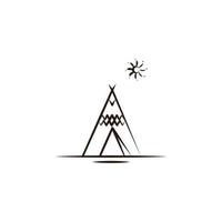 Wigwam Vektor Symbol