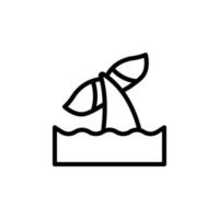Wal, Ozean Vektor Symbol