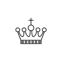 Krone Priester Vektor Symbol