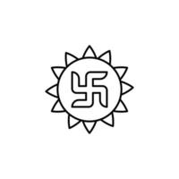 Hakenkreuz, Diwali Vektor Symbol