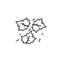 Blätter-Vektor-Symbol vektor