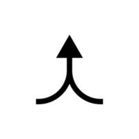 Pfeil, hoch, Navigation Vektor Symbol